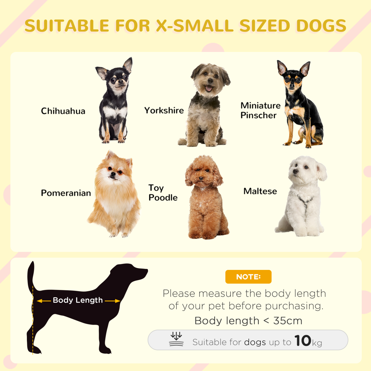 PawHut 82cm Wooden Dog Kennel with Opening Roof – Waterproof Outdoor Garden Shelter for X-Small Dogs