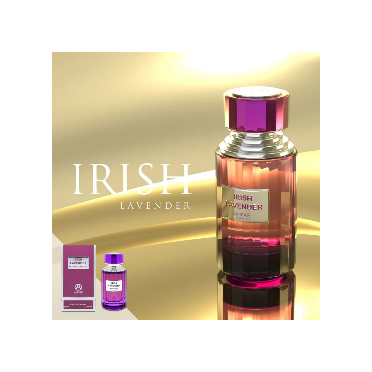 Irish Lavender Eau de Parfum 100ml – Aromatic, Fresh & Citrus Fragrance for Women