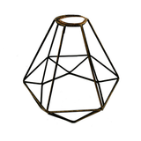LEDSON Metal Easy Fit Vintage Brass Wire Cage Lamp Guard – E27 Pendant & Bare Bulb Lamps