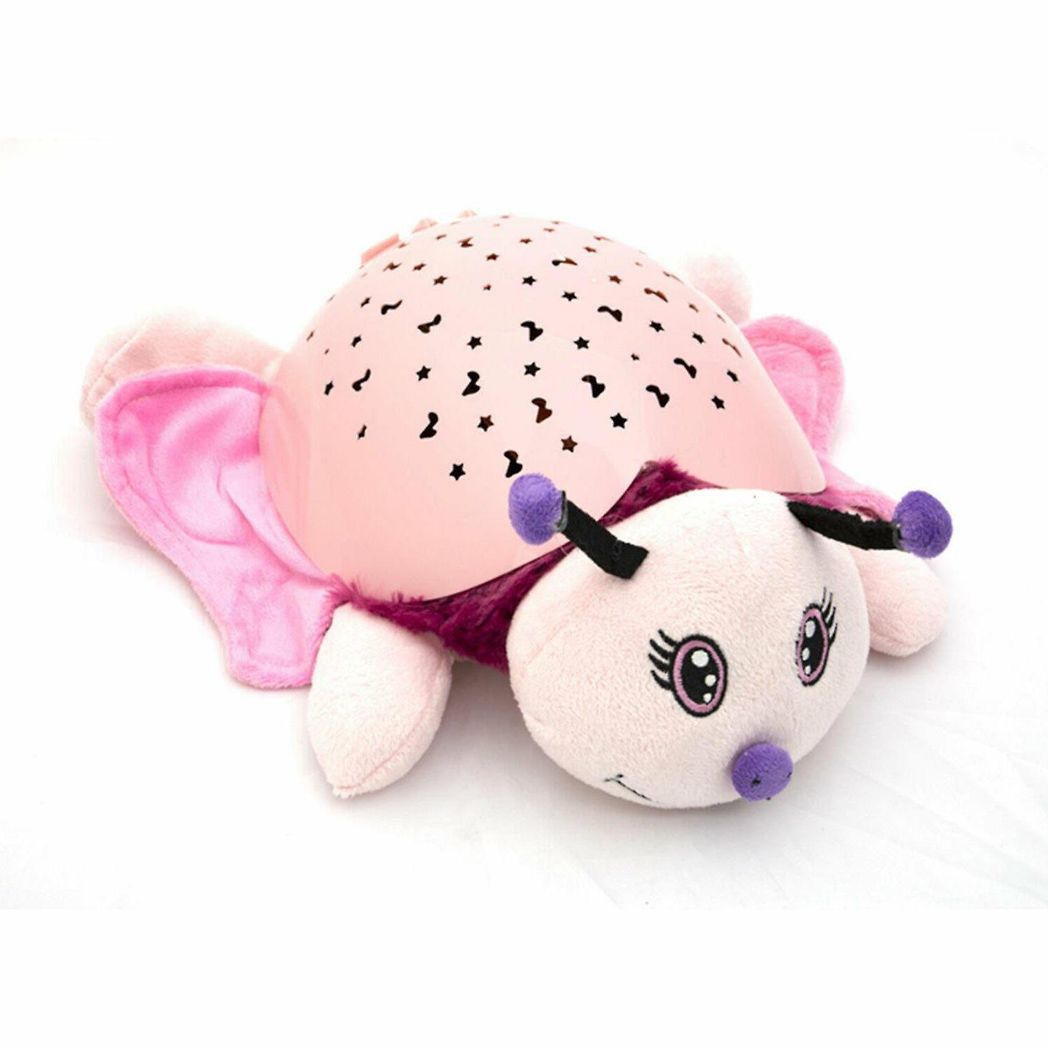 Light Up Furry Friends Butterfly Cuddly Toy Without Sound – Colour-Changing Soft Night-Time Friend for Children