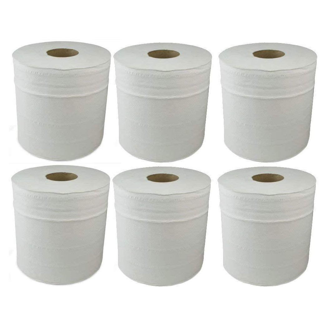 Aspect Centrefeed White Roll, 12 Pack of 2-Ply Recycled Kitchen Towels – Super Absorbent, 70m