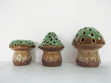 Avilo Set of 3 Mushrooms with Light – Rockery and Garden Decoration