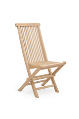 Folding Teak Garden Chair, 89cm High – Teak Outdoor Seating for Gardens and Patios