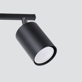 Sollux Lighting Lemmi Steel Ceiling Lamp with Two GU10 Fittings – Minimalist Design, Black