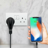 FX Factory Universal USB Mains Charger – Auto-Stop Charging with LED Indicator for Phones & Tablets