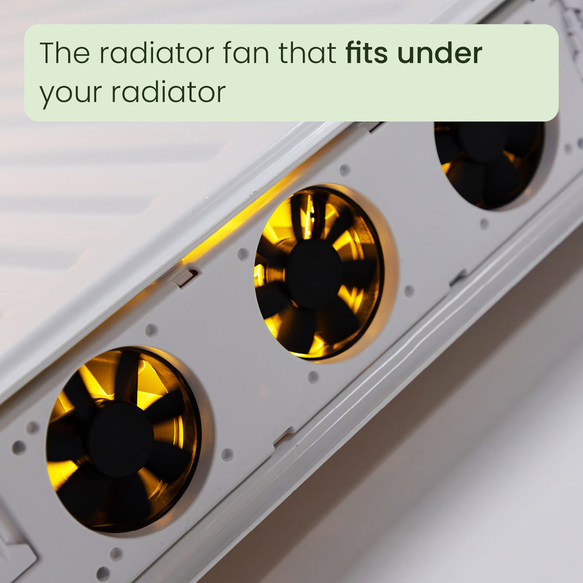 SPEEDCOMFORT Radiator Fan Monoset – Faster Room Heating, Energy-Saving Heating Booster for Radiators