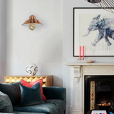 Rose Gold Retro Metal Wall Light