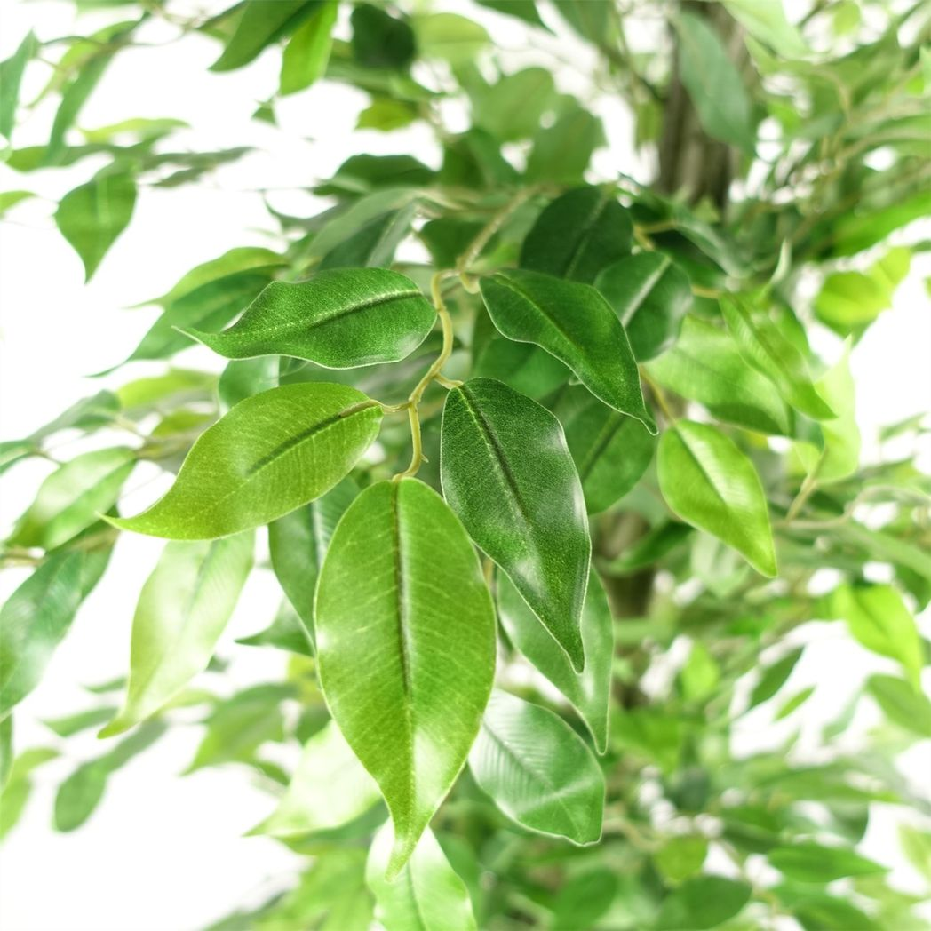 Leaf Design UK 180cm Extra Large Artificial Ficus Tree, Potted – Realistic Home and Commercial Decor, Green