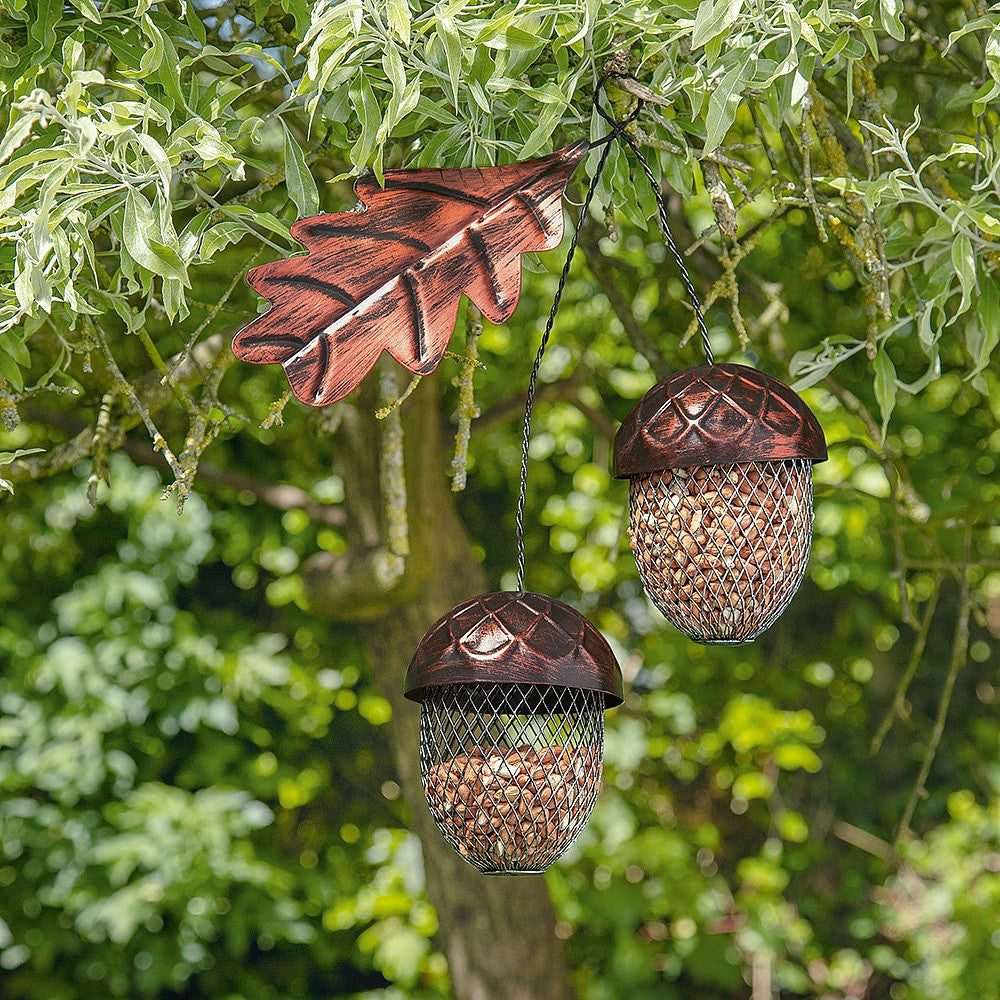 Avilo Acorn Shape Bird Feeder – Decorative Garden Wild Bird Feeder