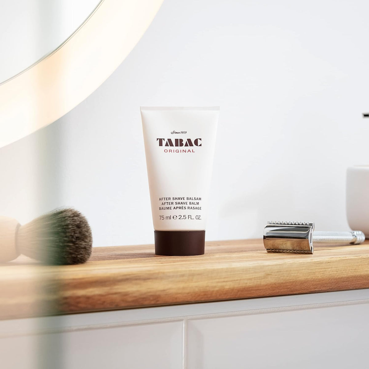 Tabac After Shave Balm 75ml – Soothing Post-Shave Moisturiser with Spicy, Woody Fragrance