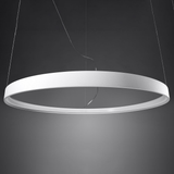 Thoro Lighting Rio Modern LED Chandelier – 50W 3000K Aluminium Pendant Light, White