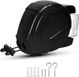 30M Double Retractable Washing Line – Indoor and Outdoor Clothes Line for Garden and Patio, Black