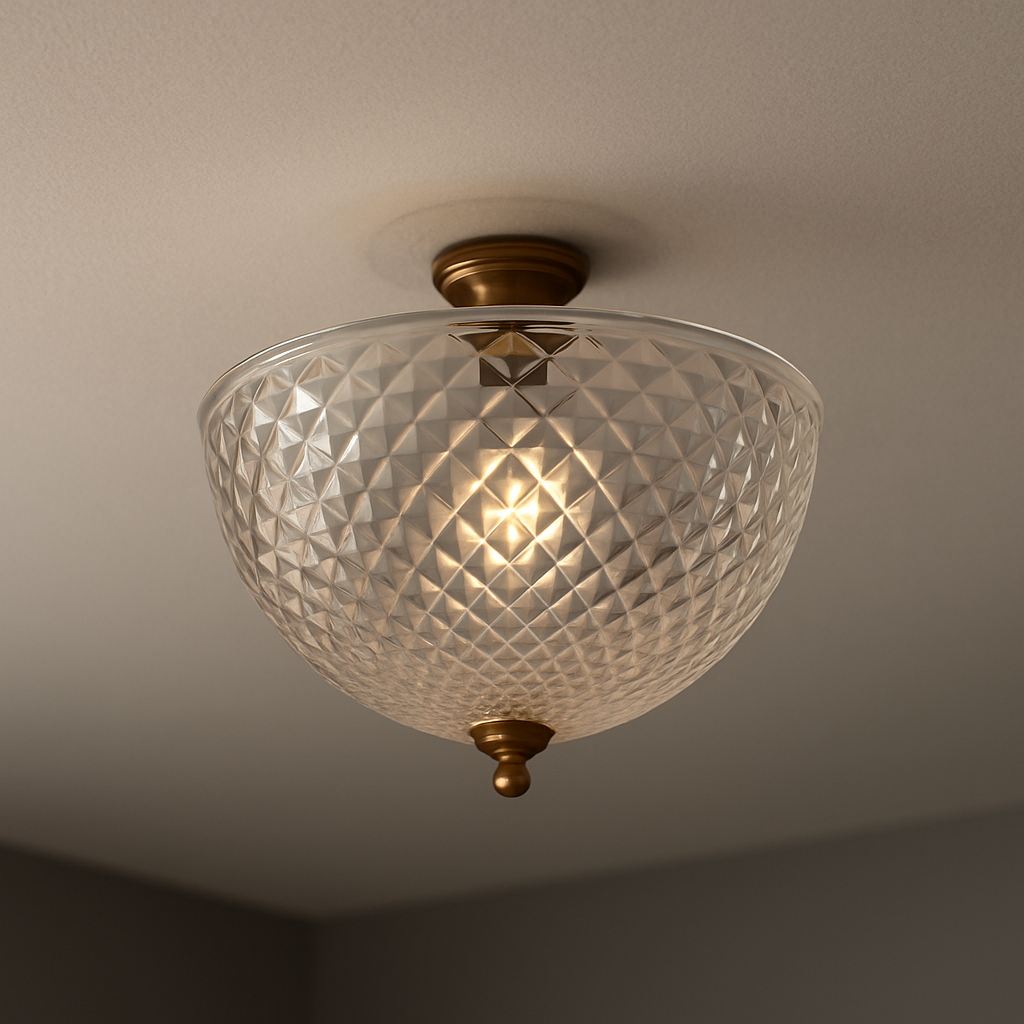Avilo Crystal Effect Light Shade – Elegant Cover for Bare Bulb Light Fittings