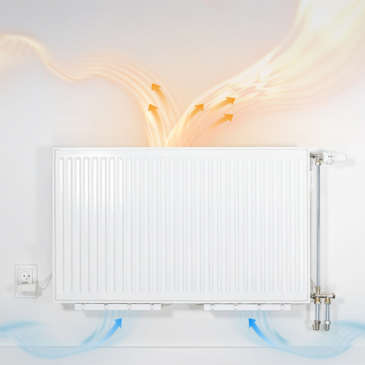SPEEDCOMFORT Radiator Fan Monoset – Faster Room Heating, Energy-Saving Heating Booster for Radiators