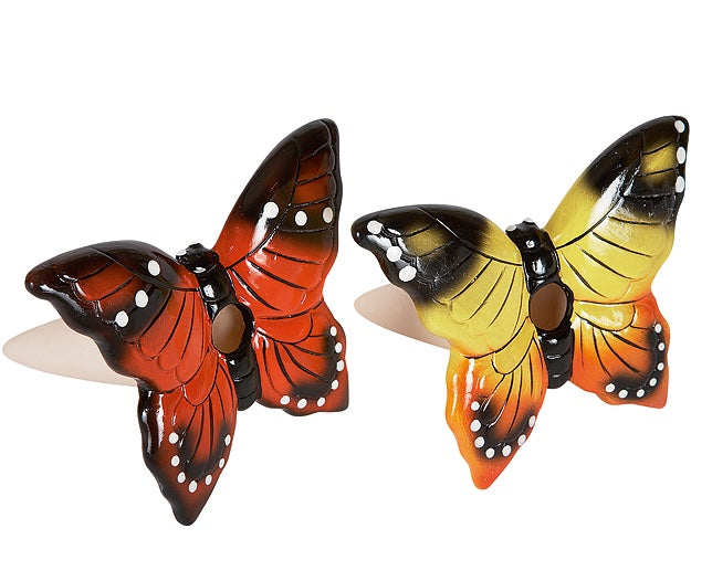 Butterfly Waterer Set of 2 – Decorative Plant Watering Aid for Keeping Plants Watered While Away