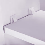 Wall-Mounted Bathroom Mirror Cabinet with Double Doors & Adjustable Shelf – Modern Dual-Purpose Storage Unit
