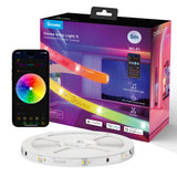 Govee RGBICW LED Strip Lights, 5m with Wi-Fi & Bluetooth Control – Colour-Changing Room Lighting