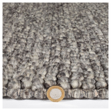 Esselle Home Delilah Wool Pebble Rug, 120 x 170cm – Soft Textured 100% Wool, Mottled Grey