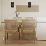 Rattan-Style Barrel Cage Easy Fit Lamp Shade