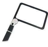 Avilo Handheld Magnifier with 48 LEDs – Warm and Cold Light, 3 Brightness Levels, 13.5 x 21cm