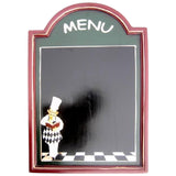 Wall-Mounted Chalkboard Memo Menu Board with Wooden Frame – Kitchen, Bistro & Restaurant, 60 x 40cm Square, Green