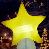 Outsunny 7ft Christmas Inflatable Santa Claus & Tree with Rotating Magic Ball Light – Indoor & Outdoor, Red