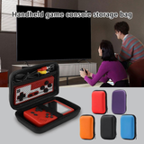 Hard Shell EVA Storage Case for R36S/R35S Retro Game Console – Zipped Organiser for Cables & Earphones, Black