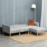 Reversible Sectional Sofa Bed fabric texture close-up