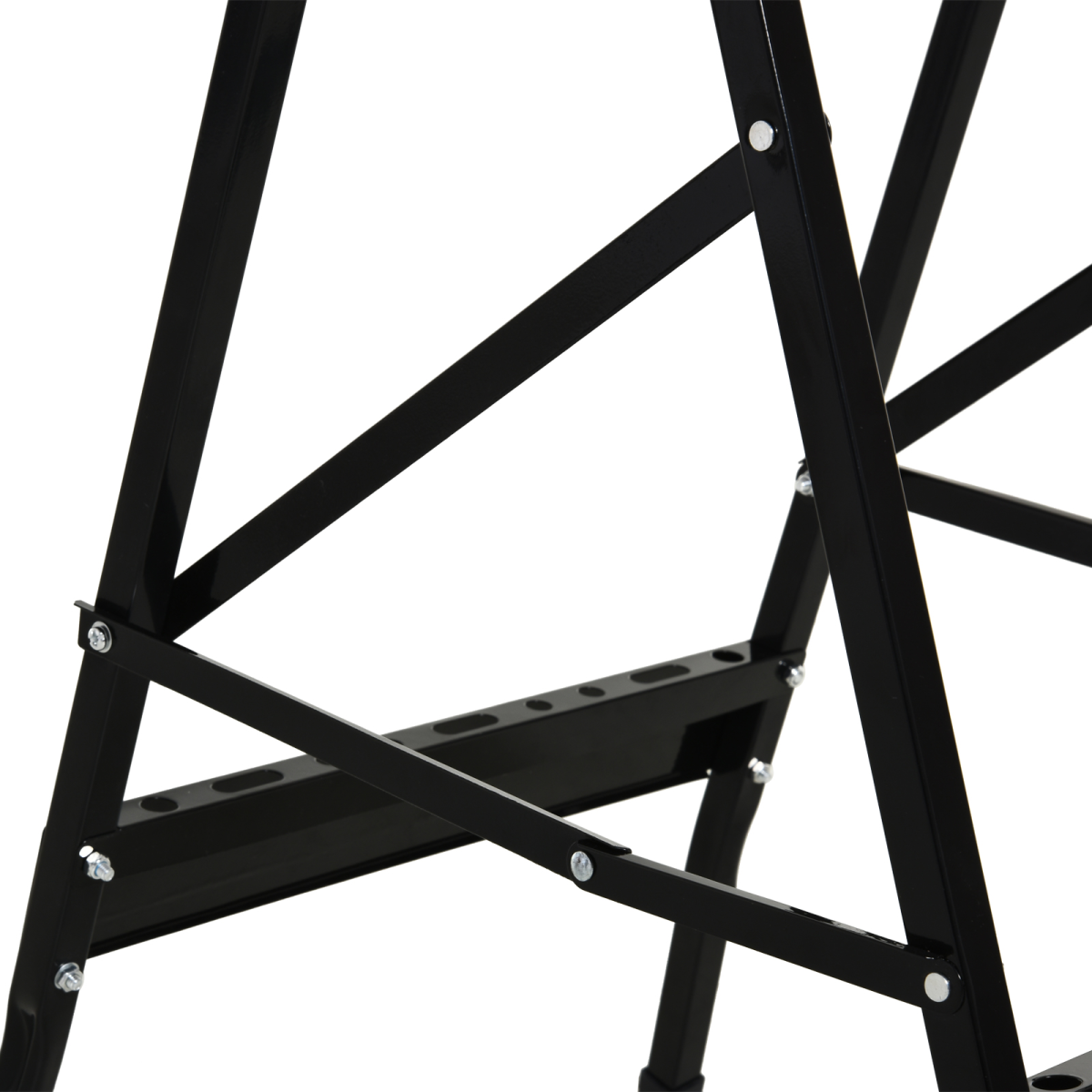 DURHAND Portable Folding Work Bench with MDF Top and Adjustable Clamps – 4-in-1 Workbench, Sawhorse, Black