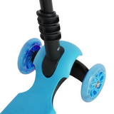 HOMCOM 5-in-1 Kids Kick Scooter with 3 Wheels, Removable Seat and Lean-to-Steer – Ages 1-8 Toddler Walker