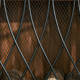 HOMCOM 3-Panel Folding Fireplace Screen with Curved Diamond Design – Black Metal Mesh Spark Guard