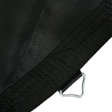 SPORTNOW Trampoline Mat with 54 V-Hooks – UV-Protected Jumping Mat for 10ft Round Trampoline, Black