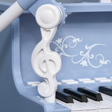 HOMCOM Kids 37-Key Keyboard Piano with Microphone & Stool – Educational Musical Toy