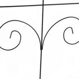 Outsunny 8-Piece Decorative Garden Fence Panels, 3.8m Total Length – Flower Bed Border & Animal Barrier