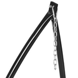 Outsunny Heavy Duty Metal C-Frame Hammock Chair Stand with Side Table – Indoor & Outdoor, Stand Only