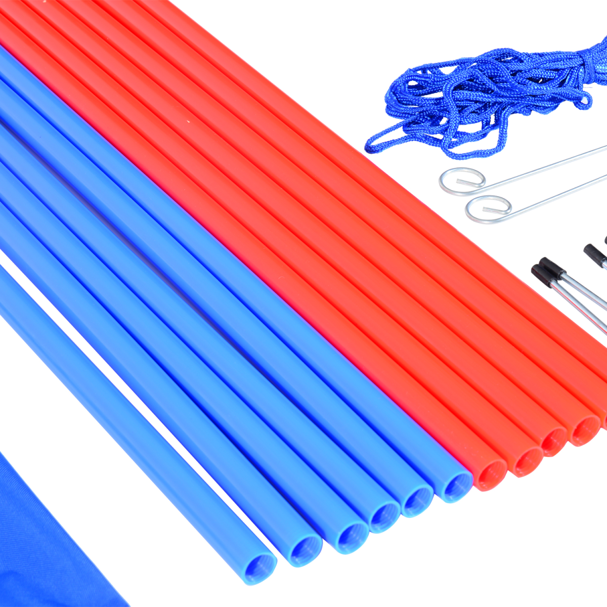 Dog Agility Set with Hoop, Poles, Tunnel & Carrying Bag – Pet Training Play Kit, Obedience Equipment