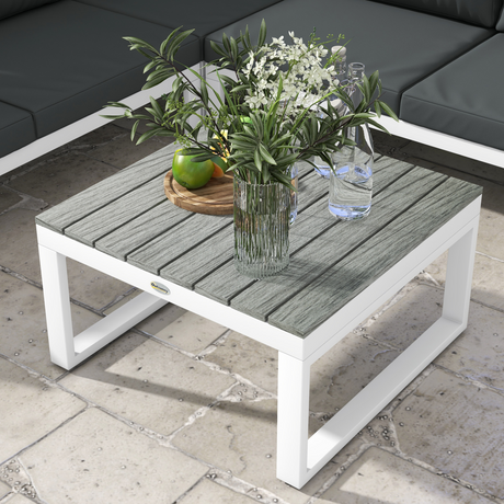 Outsunny Garden Corner Sofa Set loveseat view