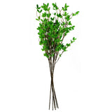 Leaf Large Artificial Mini Leaf Ficus Spray Stems with Wired Stalks, Pack of 6 – 100cm Foliage Decor
