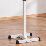 HOMCOM Heavy Duty Adjustable Squat Rack Barbell Stand, 12 Height Levels, 150kg Load – Home Gym Weight Rack