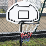 Kids Pool Basketball Hoop with Adjustable Height 37–48.5" & Weighted Base – Poolside Water Game