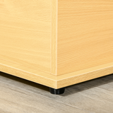 Storage Chest Box with Lid, Chipboard Construction – Living Room, Bedroom & Hallway Storage, Burlywood