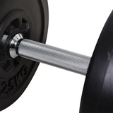 HOMCOM 65kg Adjustable Dumbbell and Barbell Set with Weight Plates – Home Gym Strength Training, Black