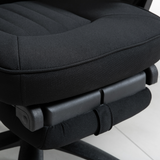 Vinsetto Reclining Swivel Office Chair with Footrest, Mesh Back & 165° Recline – Home Office Nap Chair