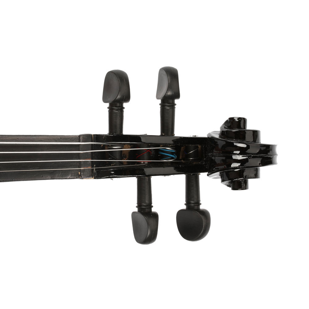 New 3/4 Acoustic Violin Set with Case, Bow & Rosin – Beginner Violin for Kids Aged 9-12, Black
