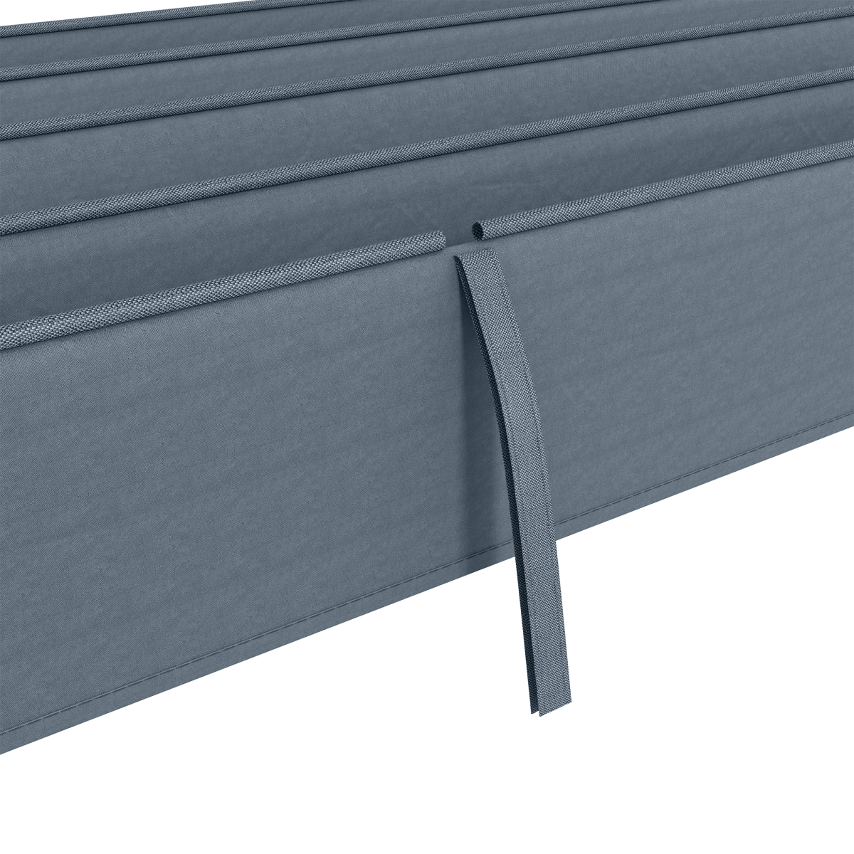 Outsunny Replacement Pergola Roof Sun Shade Cover for 3 x 2.15m Pergola, UV30+ PU Coated Polyester, Dark Grey