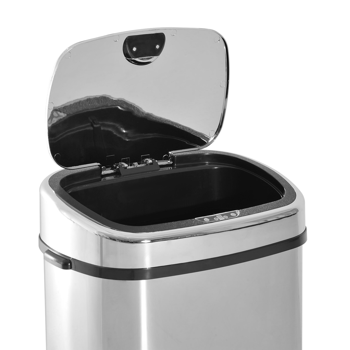 HOMCOM 68L Stainless Steel Automatic Sensor Bin – Touch-Free Hygienic Kitchen Bin, Silver