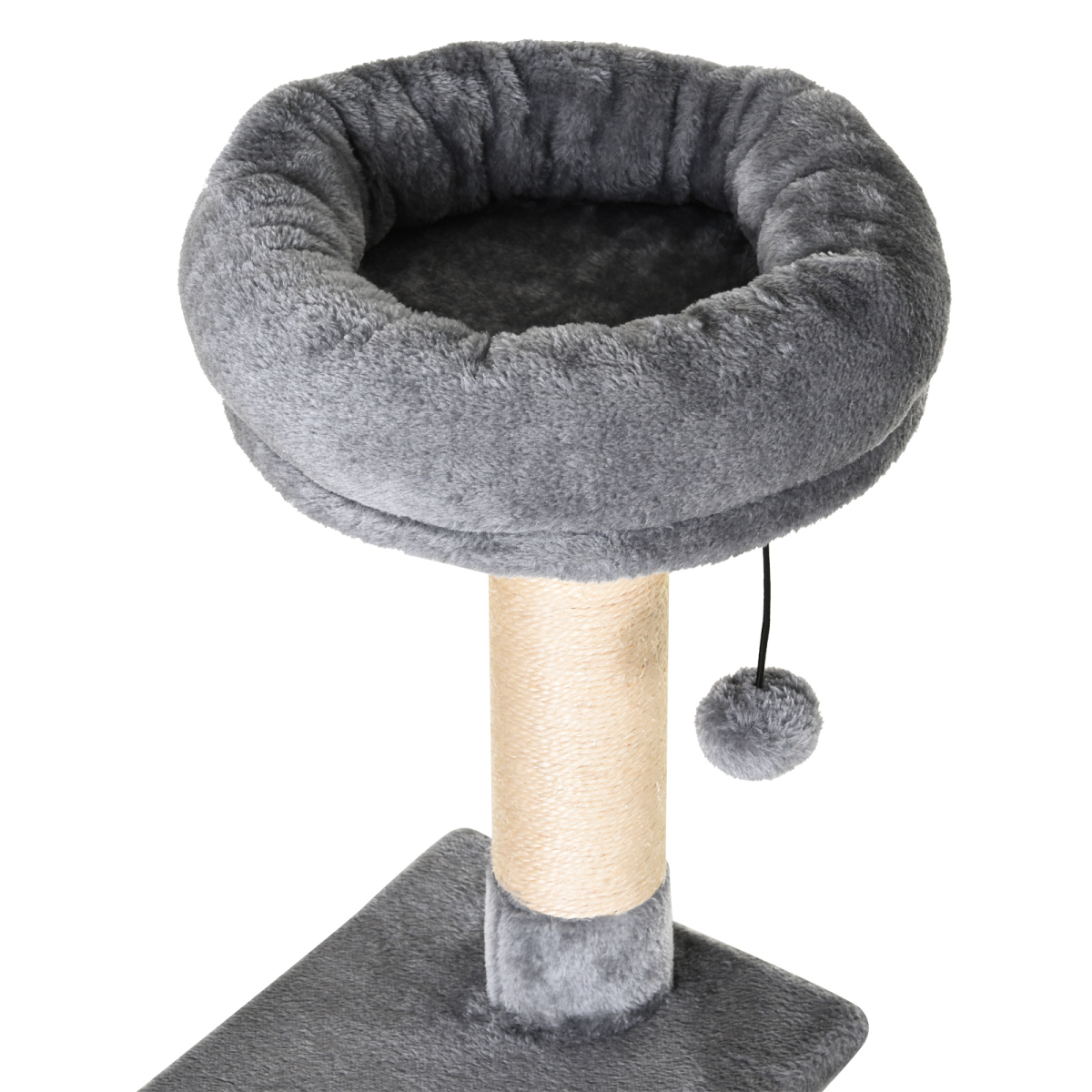 Pawhut 150cm Cat Tree with Condo, Side Bed and Sisal Scratching Posts – Multi-Platform Kitten Activity Tower