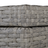 Outsunny Rattan Conservatory Sofa Set side view