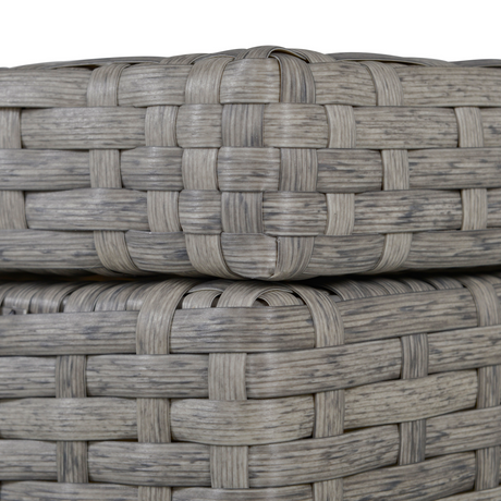 Outsunny Rattan Conservatory Sofa Set side view