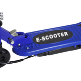 HOMCOM Folding Kids Electric Scooter with Adjustable Height & PU Wheels – Battery Powered, Ages 7-14